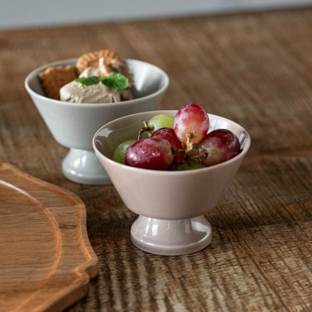 ［拾憩］日本 小田陶器 Sonnette 高腳甜點碗 160ml 復古可愛 小碗 點心碗 優格碗 布丁碗 入厝禮物