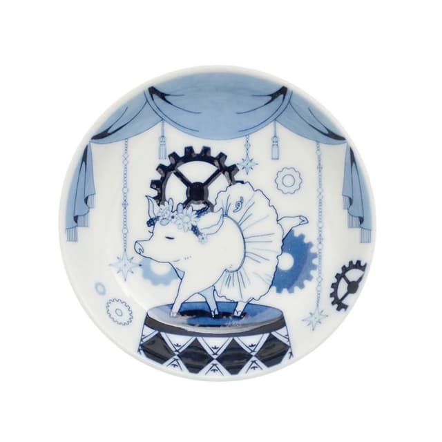 【Natural69】波佐見燒 mame系列 豆皿小碟 10.5cm (小豬;醬料碟/小菜盤/點心盤/水果盤/入厝禮/商務禮品)