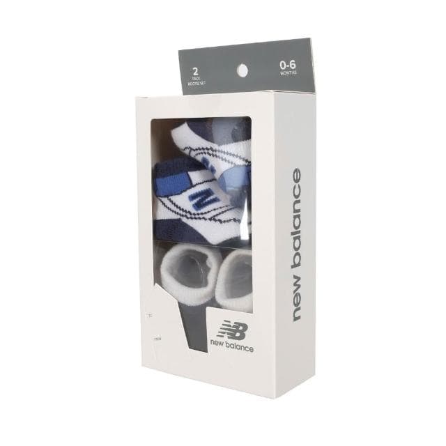 【NEW BALANCE】NEW BALANCE 學步鞋 0-6個月 2入 三色 禮盒裝 彌月禮 寶寶禮物 LAKB0104-