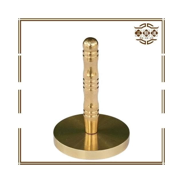 三雅道 純銅香灰壓 香道灰押 香爐灰 整平器 香篆 香拓 香道 打篆 打拓 工具