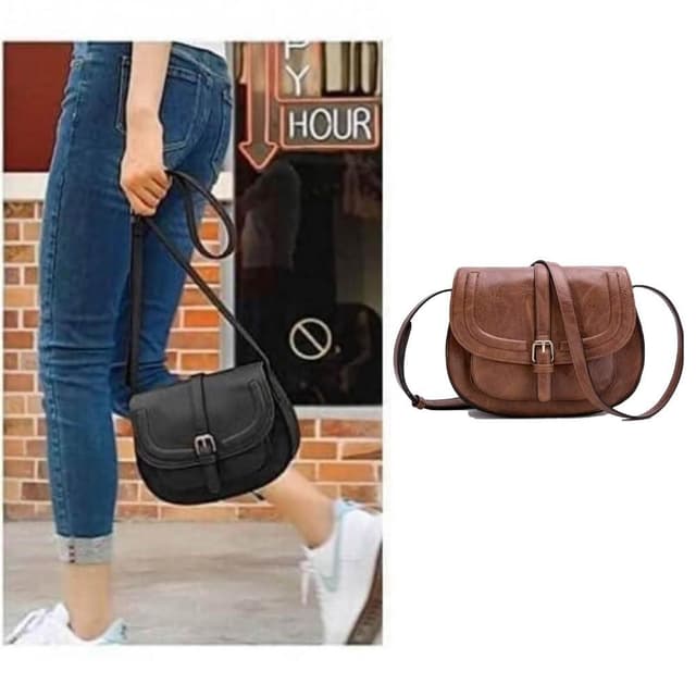 AFKOMST 馬鞍包 女款 復古 側背包 肩背包 皮革 母親節禮物