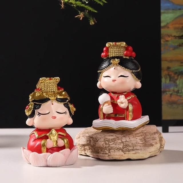 四季風精選好物  招財湄洲島媽祖娘文創擺件供奉神像成功上岸幸運物禮物家用裝飾