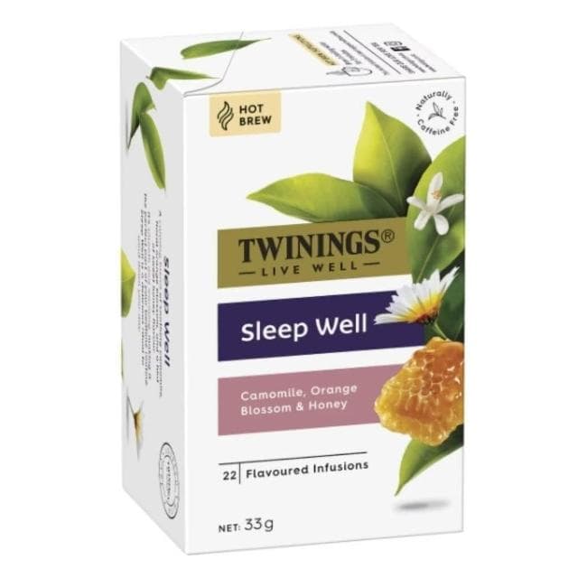 【Twinings 唐寧茶】澳洲【Twinings 英國唐寧草本茶 助眠蜂蜜款22包/助眠薰衣草款20包 /重振活力柑橘蘋果款20包】現貨