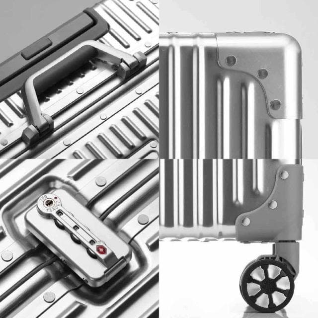 【armourwalk 歐沃】超規格 皇家黑鑽行李箱 航空級鋁鎂合金 20/24/26/29吋 全鋁行李箱 行李箱