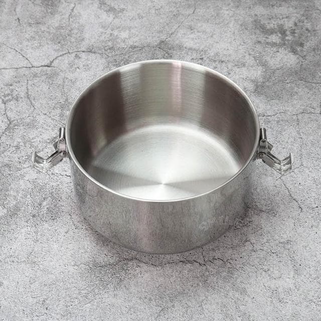 【CLARE 可蕾爾】台灣製 316不銹鋼隔熱便當盒14cm 防漏餐盒國小餐具  開學