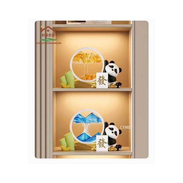 台灣熱賣/高品質  招財貓 客廳裝飾 招財擺飾 流沙畫 入厝禮物 喬遷禮品 玄關擺件  電視櫃擺件 玄關裝飾品 家居飾品