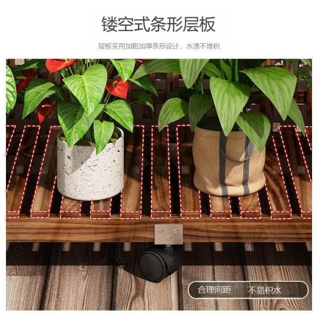 多層 花架 植物花盆架多肉盆栽架階梯式 置物架 家用收納整理架 儲物架  DD0816001