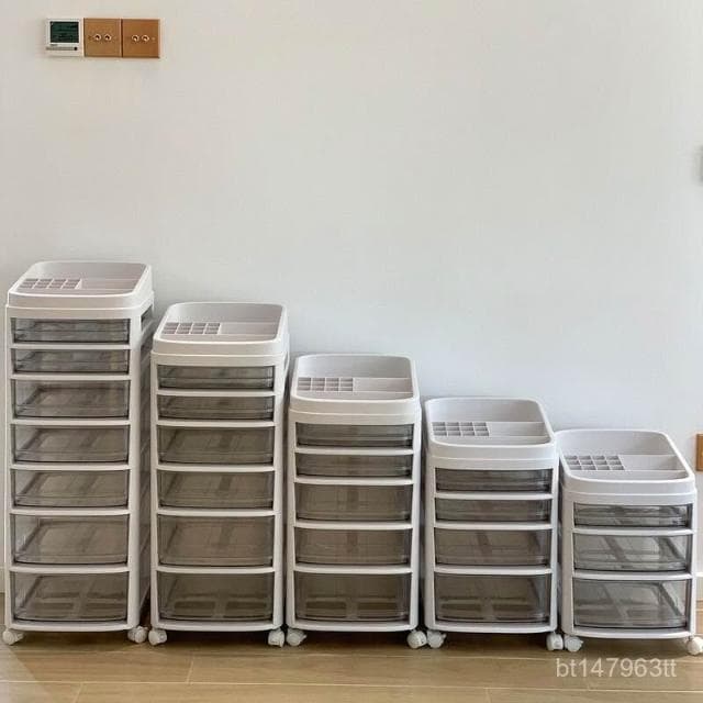 📣熱銷免運📣多層小推車美甲收納櫃化妝品保養品置物架附輪大容量美甲架盒 ZPJC