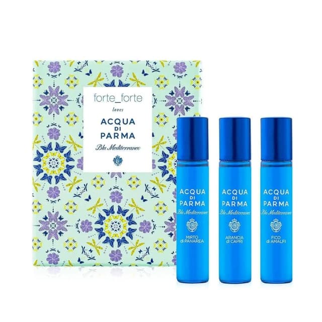 【Acqua Di Parma】帕爾瑪之水 藍色地中海系列 旅行組 12ml x3 (國際航空版) 送禮推薦