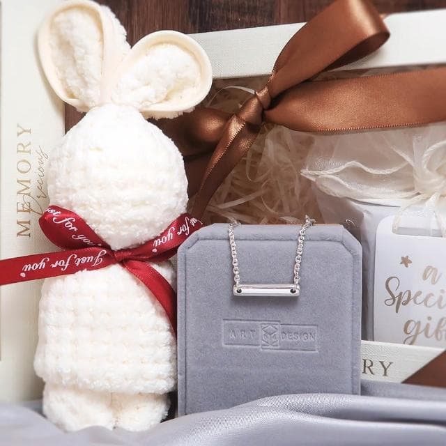 【ART64】純銀彌月禮盒組 寶寶手鍊 新生兒/滿月/彌月禮物推薦 平安竹造型 兒童銀飾 細版