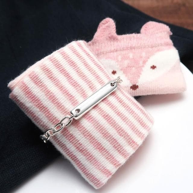 【ART64】純銀兒童手鍊/寶寶手鍊 生日/滿月/彌月禮物推薦 平安竹造型 寬版