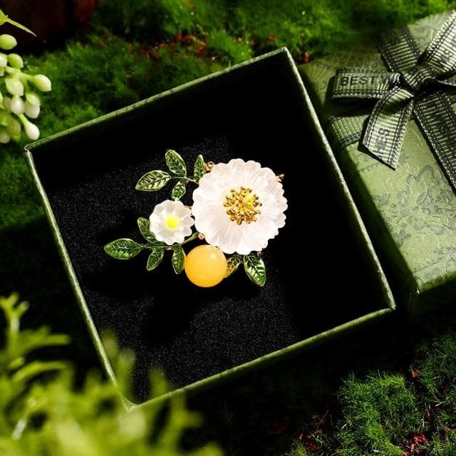 🎗飾間首飾鋪 禮物送女朋友老師女生閨蜜茉莉花學生胸針飾品實用生日媽媽禮品配飾配件
