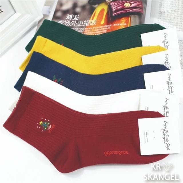 正韓國襪子 聖誕襪 節慶襪 中筒襪 動物襪 雪人襪 麋鹿襪 字母襪 聖誕禮物 台灣出貨 台灣賣家 25937