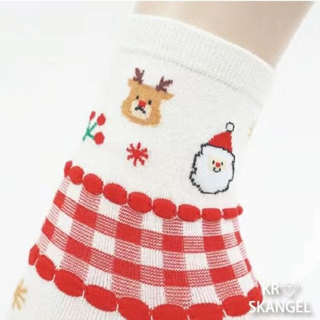 節慶襪子 韓版襪 聖誕襪 節慶襪 中筒襪 聖誕老人襪子 麋鹿襪 聖誕樹襪子 聖誕禮物薑餅人 台灣出貨 台灣賣家