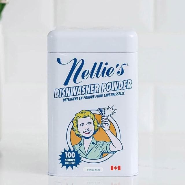 【Nellies】天然洗碗機專用洗碗粉1.6kg-4入組 (洗碗粉/碗盤清潔/餐具清潔)