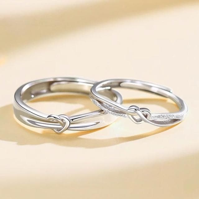 【EMMA SUE】純銀戒指 愛心戒指 對戒 銀飾 心形戒 情侶款 百搭飾品 情人節禮物