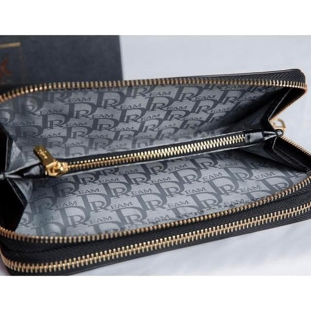 【MK】新款真皮長款卡包 大容量多卡位雙層零錢包MAIKA DREAM