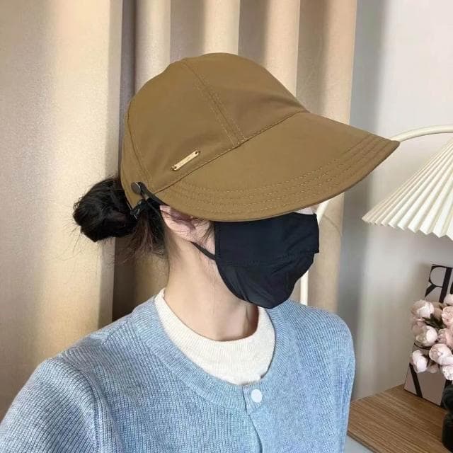 Fortune情人節禮物 大帽檐 顯臉小帽子 帽子 女生帽子 鴨舌帽 老帽 防紫外線 遮陽帽 速乾 防曬帽 棒球帽