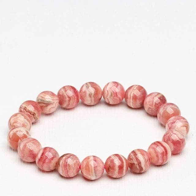 【Paiya 派亞】7-9mm天然五花肉紅紋石手鍊手串
