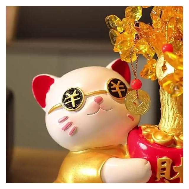 [免運]招財貓 入厝禮物 招財擺飾 發財樹 店面裝飾 開幕送禮 家裡擺飾 裝飾品擺件 開業送禮 喬遷禮品 開幕禮