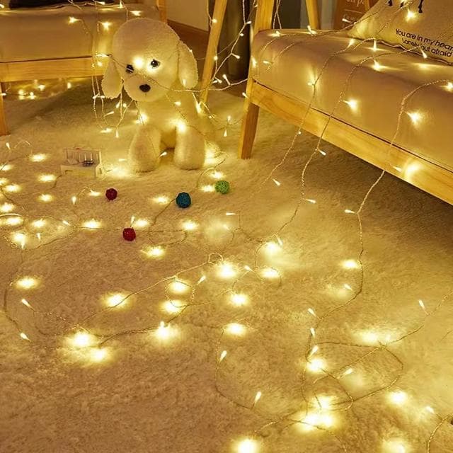 LED滿天星燈串 聖誕裝飾 交換禮物 聖誕禮物 裝飾布置 led燈串 led燈條 8種模式 可閃爍/常亮 自由切換模式