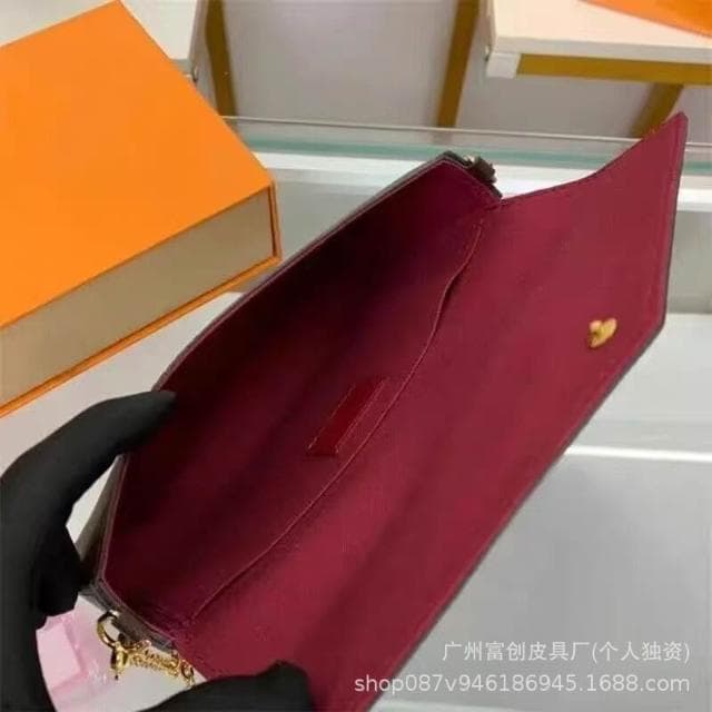 實物帶高級感鏈條包單肩斜挎信封包女包質感公事包商務手拿包編織手抓包手機腋下包男女信封包多夾層大容量手提包禮物包