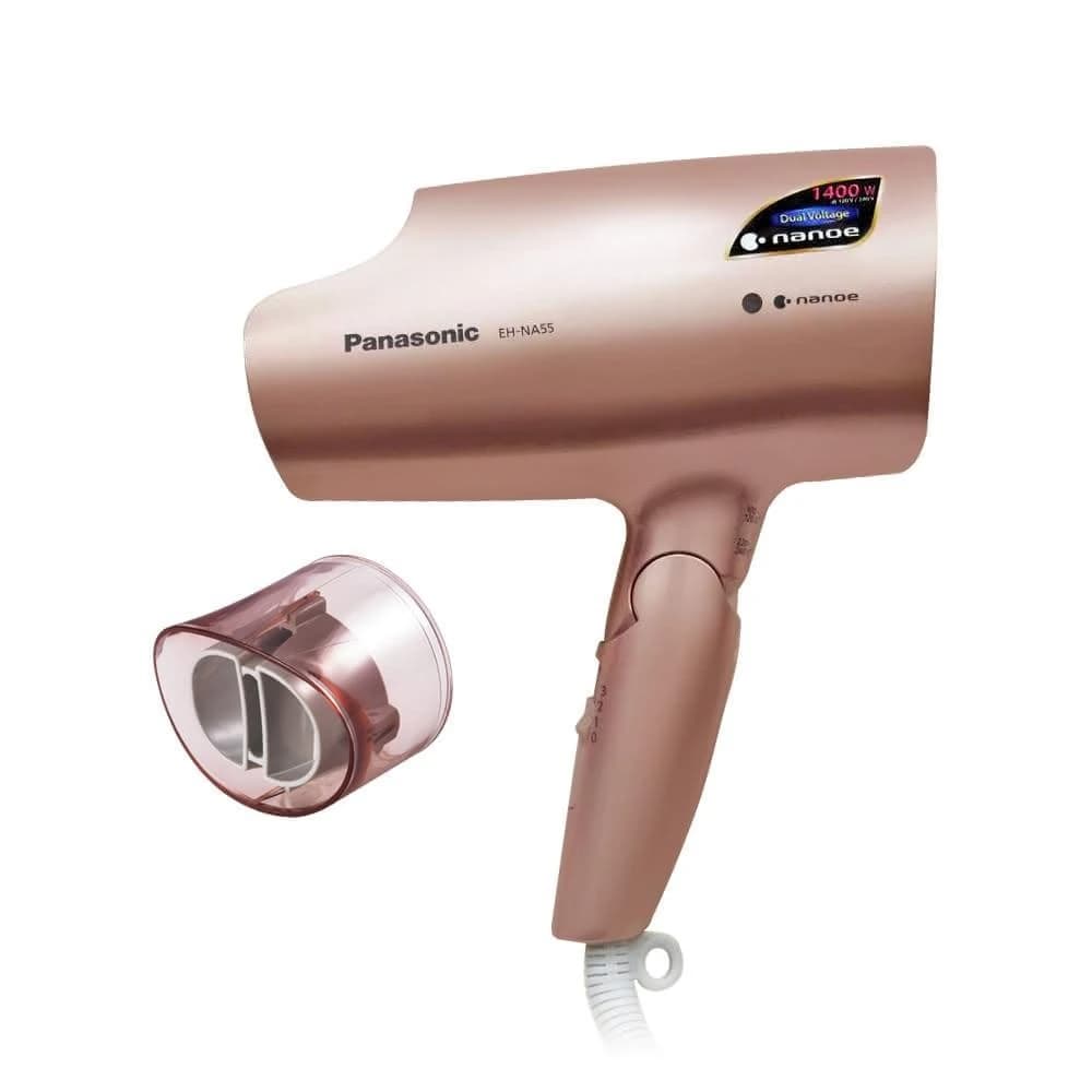 【Panasonic 國際牌】國際電壓奈米水離子吹風機 EH-NA55-PN粉金色