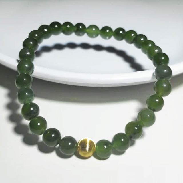 【Paiya 派亞】6mm天然和田玉碧玉手串手鏈