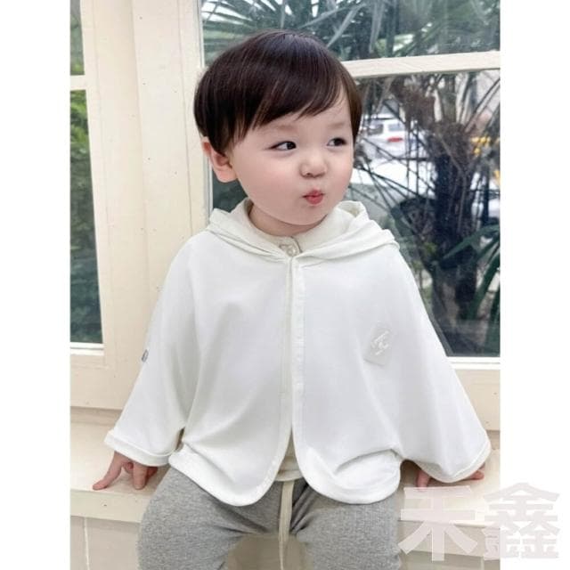 寶寶冰絲外套/嬰兒外套/防曬外套/涼感外套/兒童外套/寶寶披風/防曬斗篷
