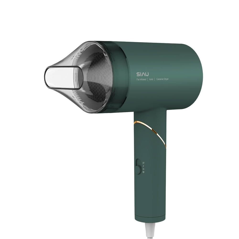 【SIAU 詩杭】智能恆溫低輻射負離子陶瓷吹風機 復古綠 CL-501-GN震旦代理 