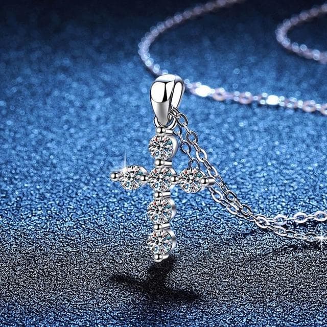 【巴黎精品】現貨+預購 頂級莫桑鑽石項鍊925純銀女項鍊項鏈鎖骨鏈情人節禮物-60分輕奢高級女飾品a1kv17