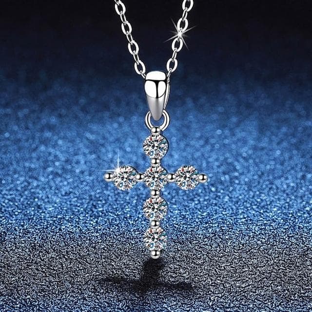 【巴黎精品】現貨+預購 頂級莫桑鑽石項鍊925純銀女項鍊項鏈鎖骨鏈情人節禮物-60分輕奢高級女飾品a1kv17