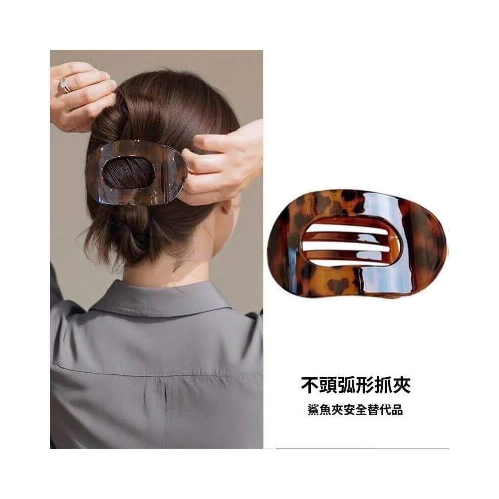 鯊魚夾女髮夾一字夾扁平抓夾不硌頭發卡大號後腦勺鮑魚盤發夾高級感2025新款鴨嘴夾女( 聖誕節 生日 髮飾 頭飾 禮物)