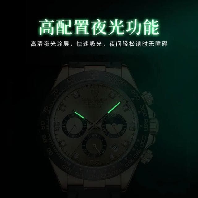 手錶男2025新款男士爸爸商務風瑞士錶輕奢小眾高級感精工錶簡約氣質精緻石英錶高顏值精品金屬錶男生防水機械錶送男朋友