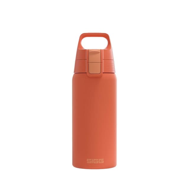 【SIGG】Shield 超輕量彈蓋保溫瓶 500ml (柔霧珊瑚;保溫杯/水瓶/水壺)