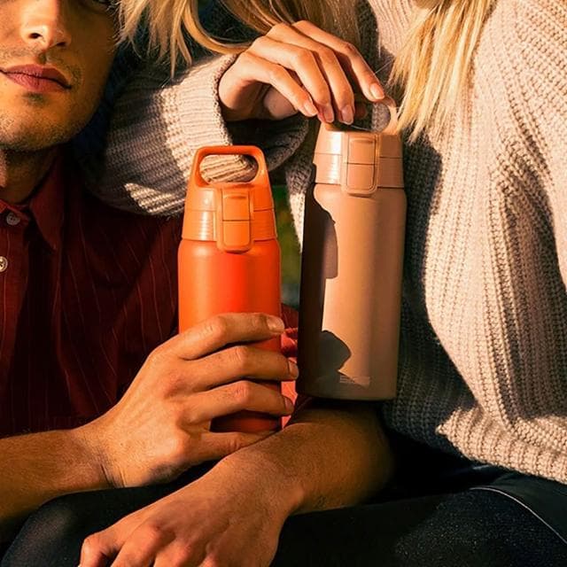 【SIGG】Shield 超輕量彈蓋保溫瓶 500ml (柔霧珊瑚;保溫杯/水瓶/水壺)