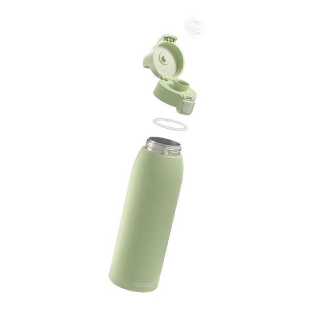 【SIGG】Shield 超輕量彈蓋保溫瓶 1000ml (嫩青綠;保溫杯/水瓶/水壺)