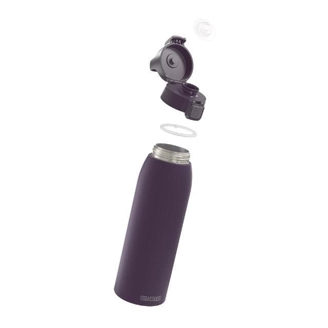 【SIGG】Shield 超輕量彈蓋保溫瓶 1000ml (紫夜曲;保溫杯/水瓶/水壺)
