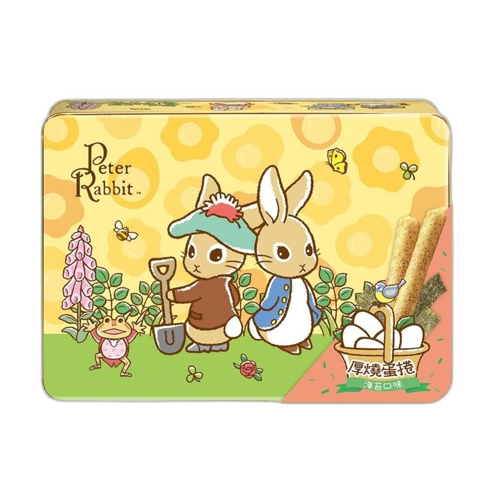 *貪吃熊* 台灣 PETER RABBIT 比得兔 厚燒蛋捲禮盒 禮盒 蛋捲禮盒 附提袋 送禮 中秋
