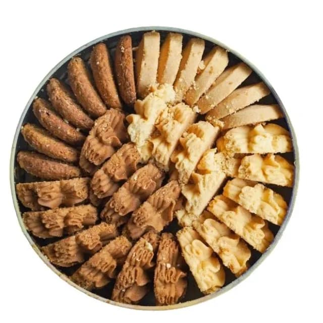 【CHARA 微百貨】香港 珍妮餅家 聰明小熊 曲奇餅乾禮盒 320g 附提袋 (四味 中秋節版) 珍妮小熊