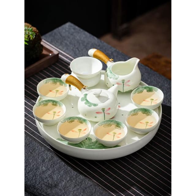 陶瓷功夫茶具套裝家用高檔輕奢送長輩領導禮品禮物