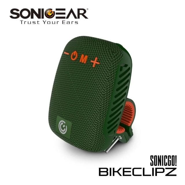 SonicGear BIKECLIPZ 藍芽可攜式多媒體音箱 腳踏車 自行車 音樂 音響