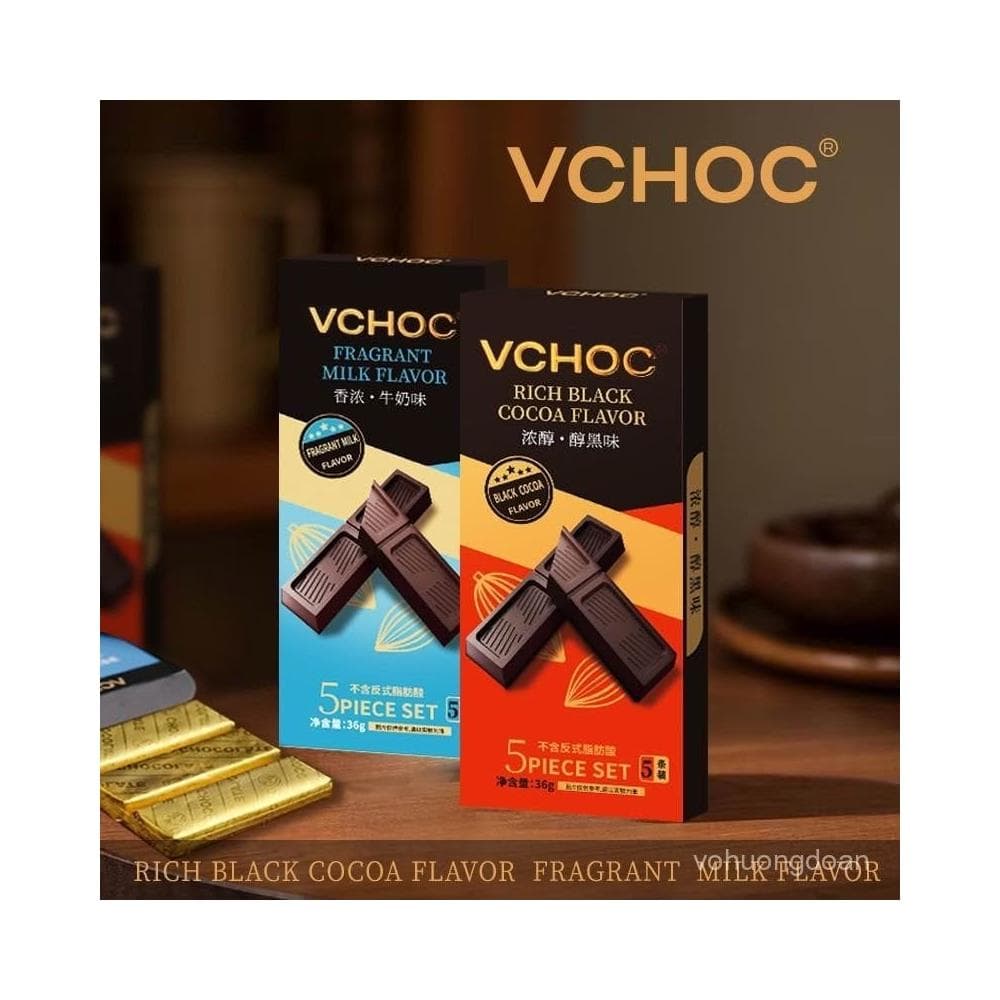 心心相印 VCHOC牛奶巧克力味獨立包裝喜糖果節日禮物代可可脂網紅休閒零食