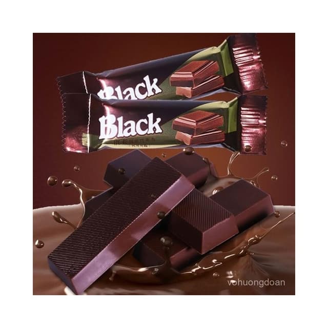 心心相印 【一斤55條】醇黑巧克力代可可脂經典口味網紅零食喜糖果批髮200g