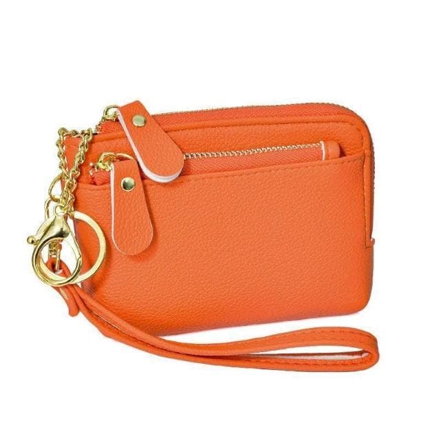 零錢包女卡片鑰匙證件卡包韓版ins風高顏值小巧便攜短夾防水迷你收納拉鏈小錢包女款學生高中生短款大容量多層零錢包 