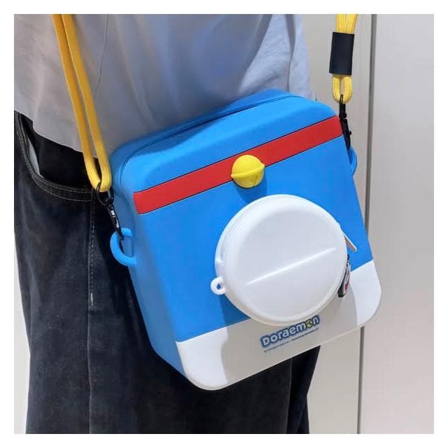 【Doraemon 哆啦A夢】相機包 零錢包 矽膠 耳機包 卡通 零錢 鑰匙 收納包 掛飾 耳機保護 保護套 耳機保護套 包包 生日 禮物 送禮 禮品