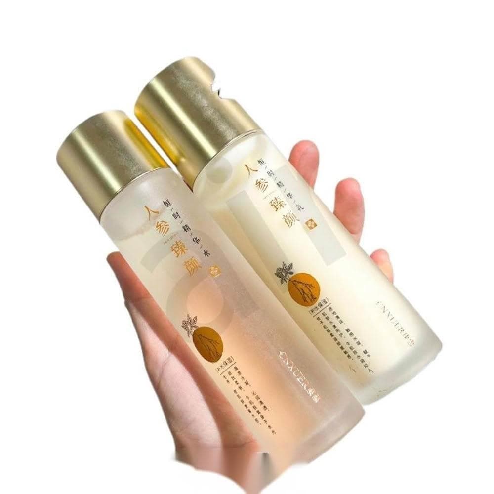 老國貨康雪人參水乳 精華水 人參精粹水乳 補水淡紋精華水乳 潤膚清爽不油膩 化妝水 爽膚水乳 原液補水亮澤