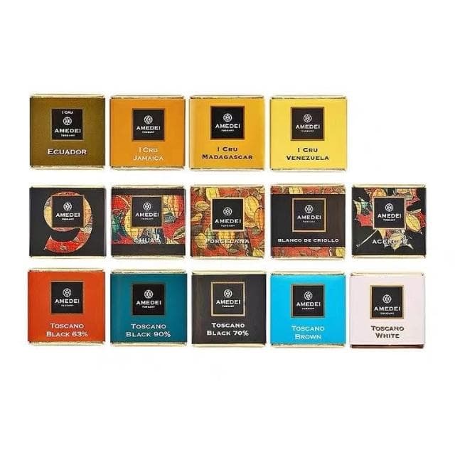 HanNaMiChan意大利Amedei Chuao porcelana黑巧克力薄片單源可可零食糖果送禮