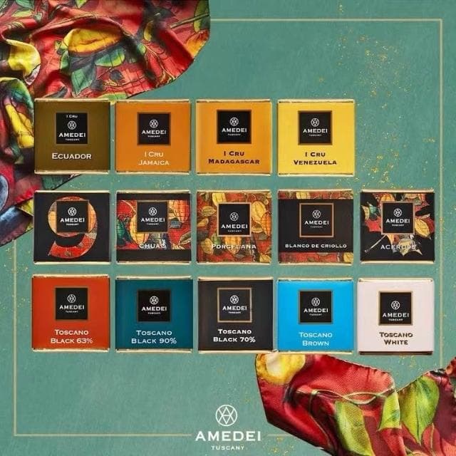 HanNaMiChan意大利Amedei Chuao porcelana黑巧克力薄片單源可可零食糖果送禮