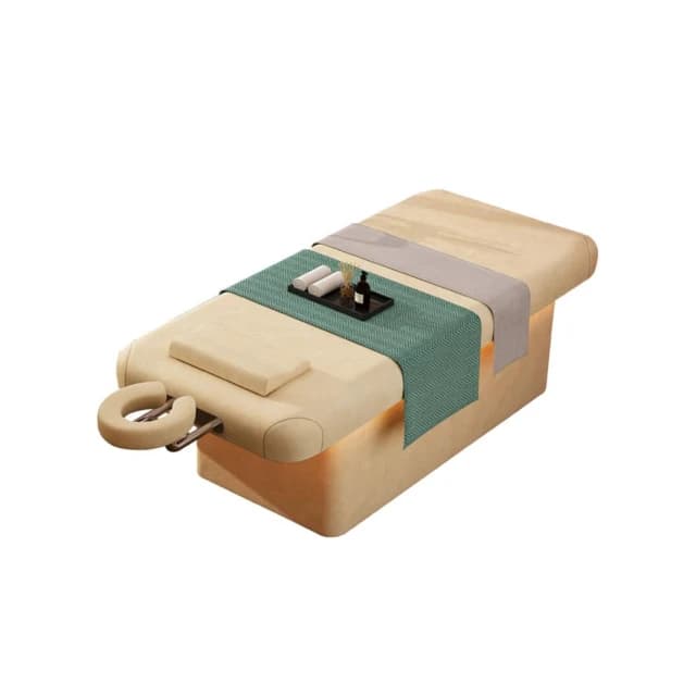 高端美容床實木美容院專用床可升降美體床熏蒸艾灸按摩床理療醫美